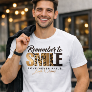 Remember to Smile - Premium Unisex Cotton T-Shirt